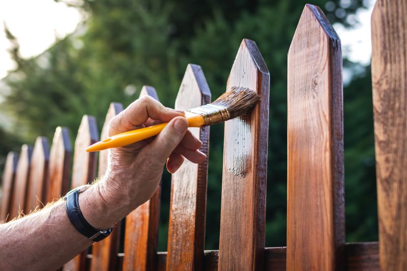 Fence Refinishing Process